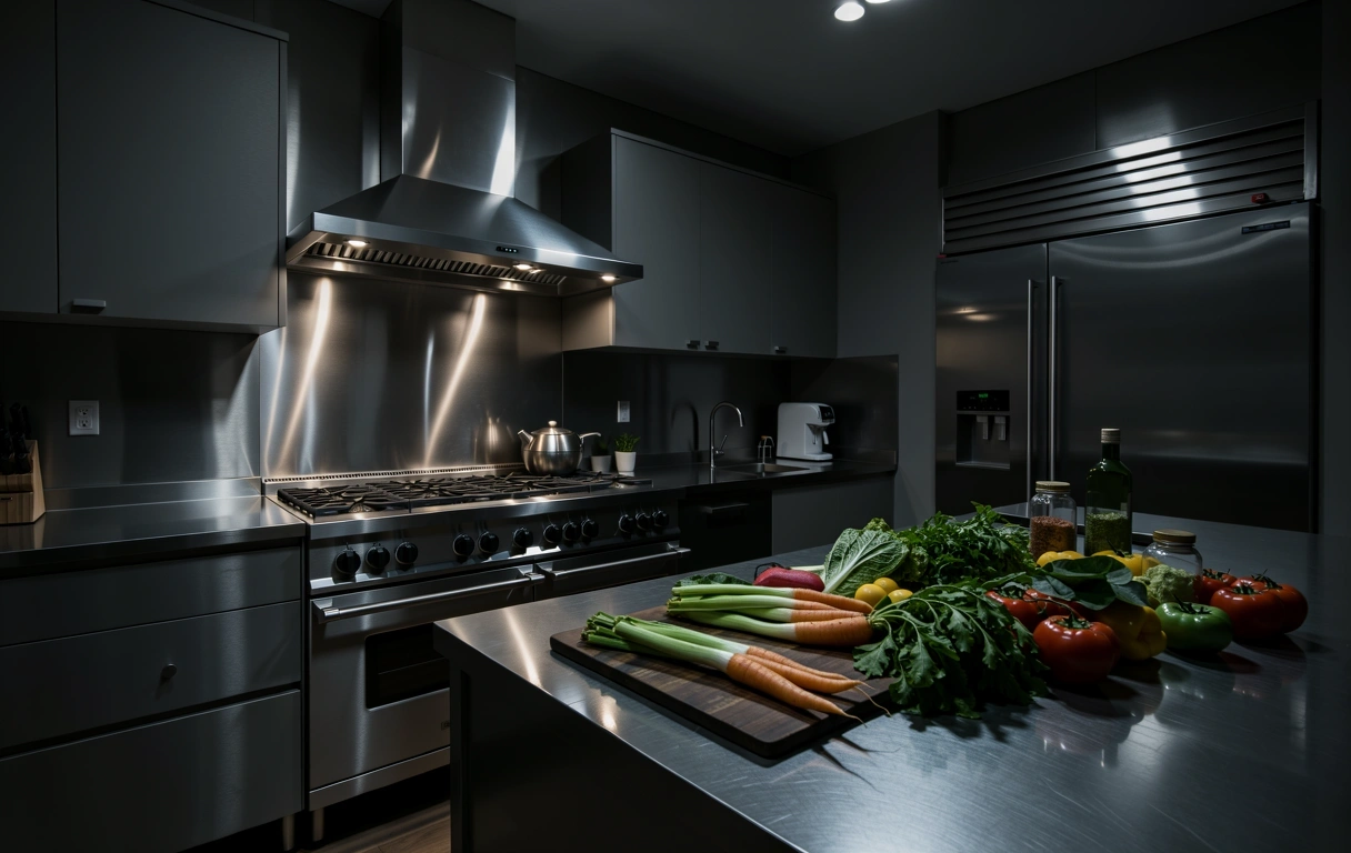 Professional kitchen environment